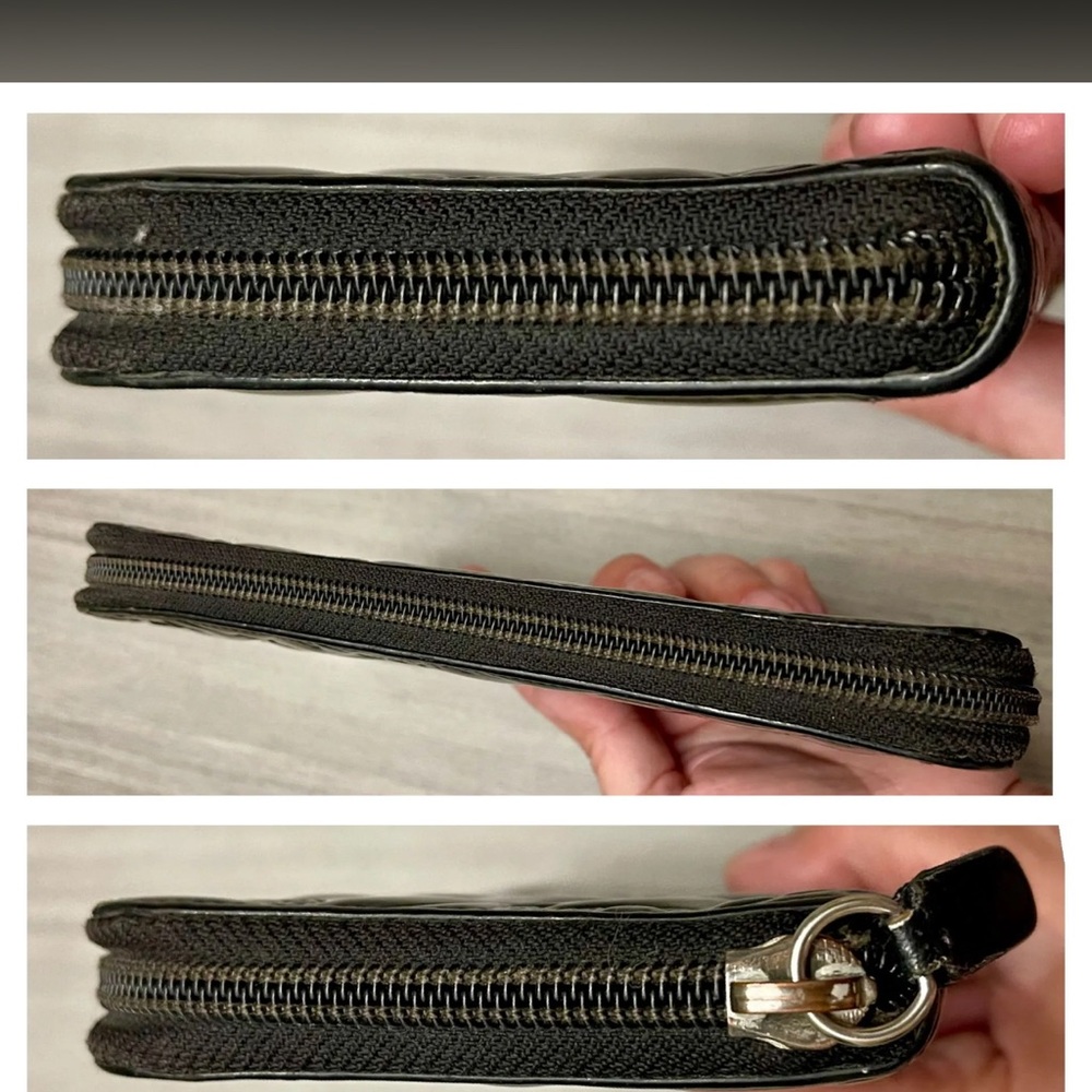 CHANEL 08 Lucky Patent Leather Zip Wallet. Full inclusion holo COA FLASH SALE - Picture 5 of 16